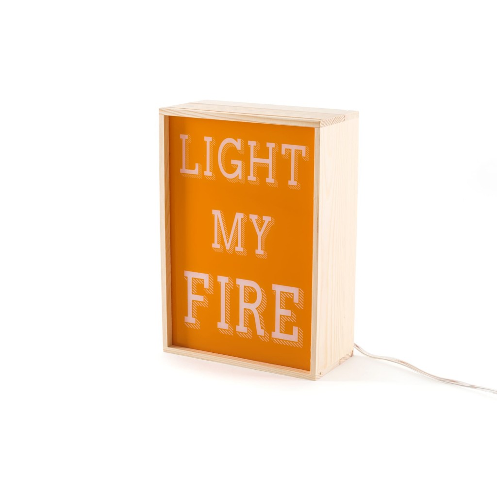 Настольная лампа 21х30 см розовая Lighthink Box 08340 SELETTI  00-3882471 Бежевый;розовый  - Вид №4