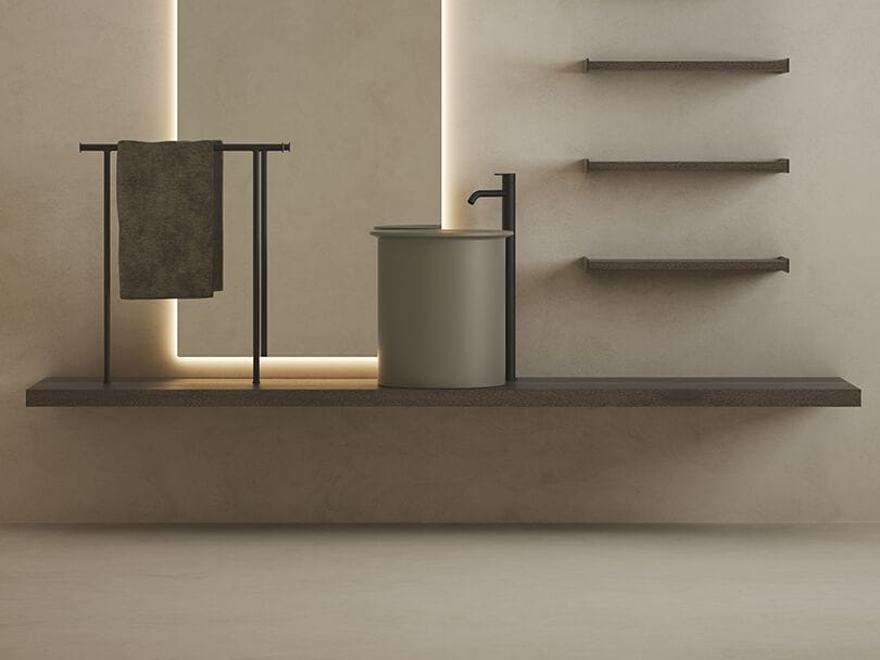 Деревянная столешница для умывальника Inbani Edge ARCH-00070551 - Вид №1