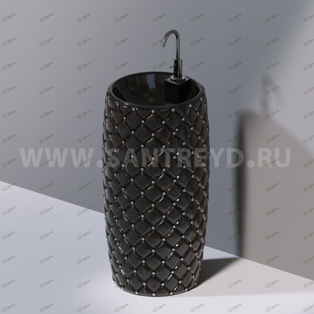 L108T0R1VP.104P Напольная раковина стоящая круглая A. e T. Italia CLASS AeT ITALIA GLASS