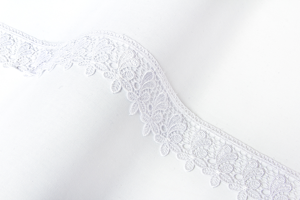 3197 Гипюр 50 мм в пакете Турция белый Gamma 