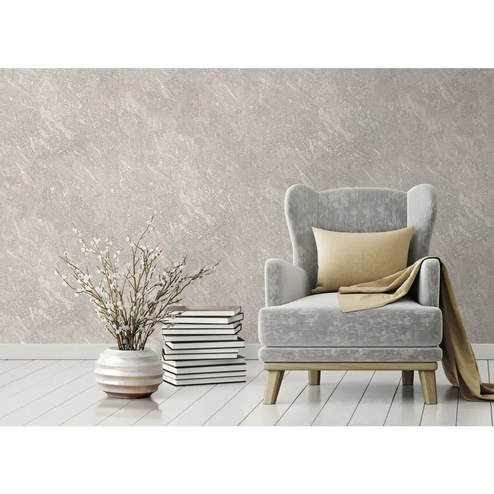 Ateliero Grenada: флизелиновые обои с текстурой камня в светло-бежевых тонах 89420946 STLM-1567478 - Вид №4