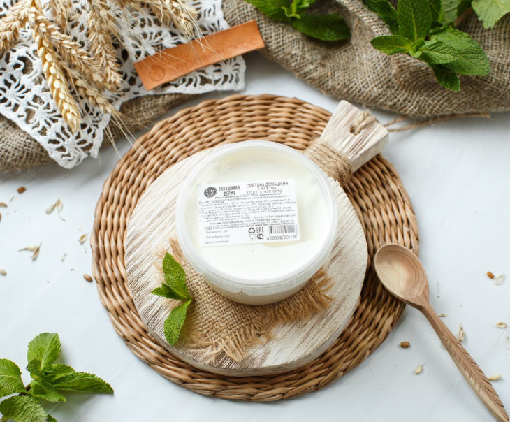 562 Сметана 30% термостатная Вкусляндия  - Вид №2