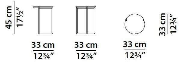 BAXTER Круглый журнальный столик из мрамора Icaro sun-id-1498549 - Вид №4