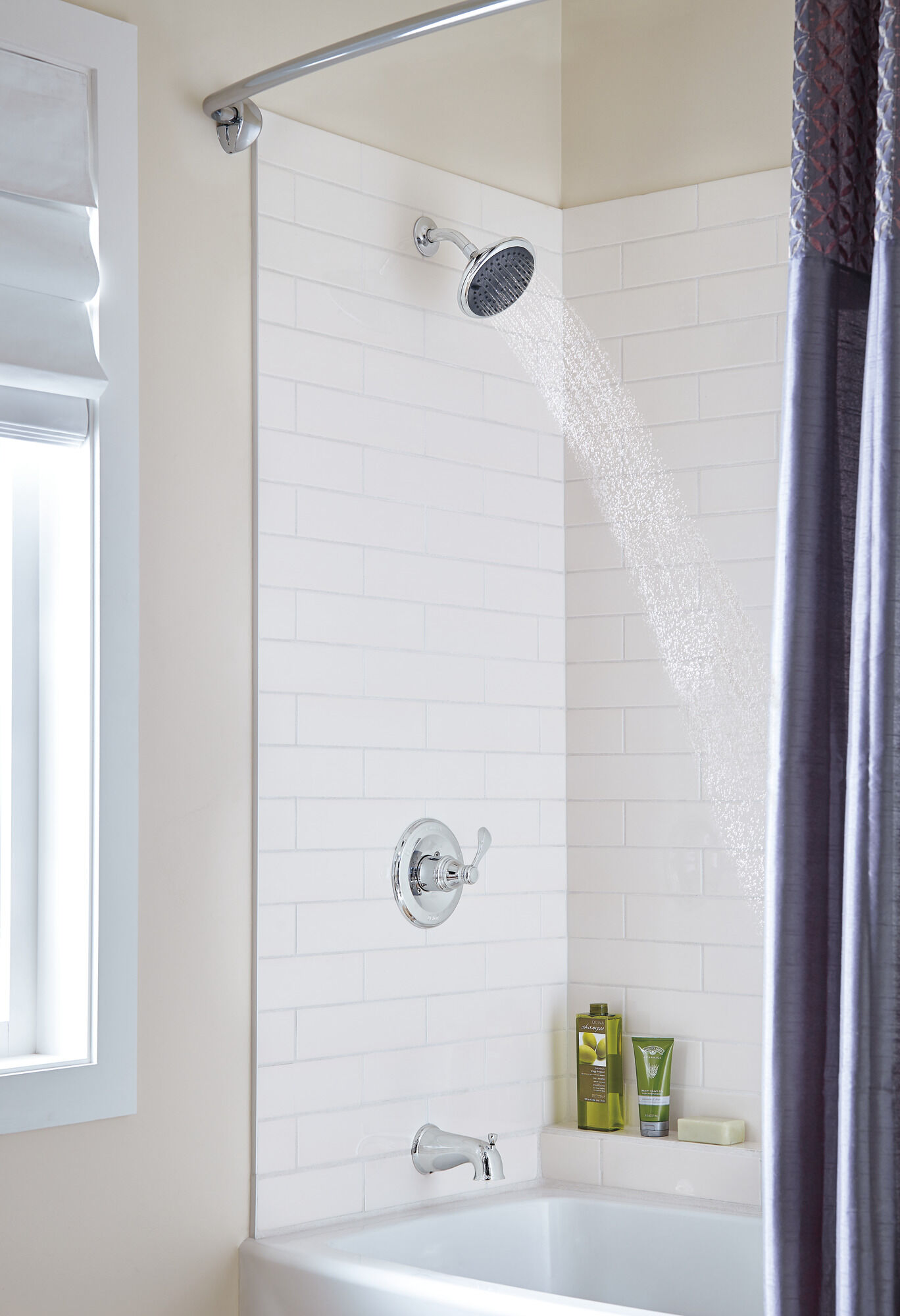 144984-BN Ванна и душ Monitor® серии 14 Delta Faucet Porter Матовый никель - Вид №5