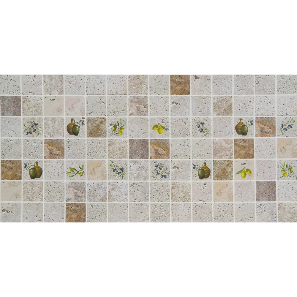 GRACE Панель ПВХ «Мозаика олива» для влажных помещений 82124125 STLM-0019625 - Вид №3