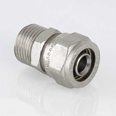 VTm.301.N.003207 Фитинг обжимной  с переходом на наружную резьбу Valtec 32 мм х 1 1/4"  - Вид №1