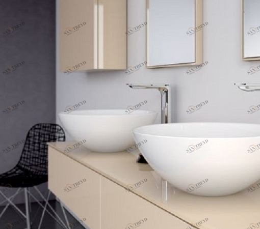 L55 Накладная раковина на столешницу  овальная Inbani 