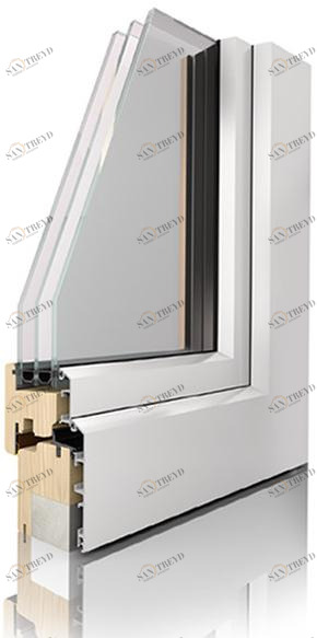 Sistema UNI_ONE Окно из алюминия и дерева с тройным остеклением Uni_one sun-id-1362769