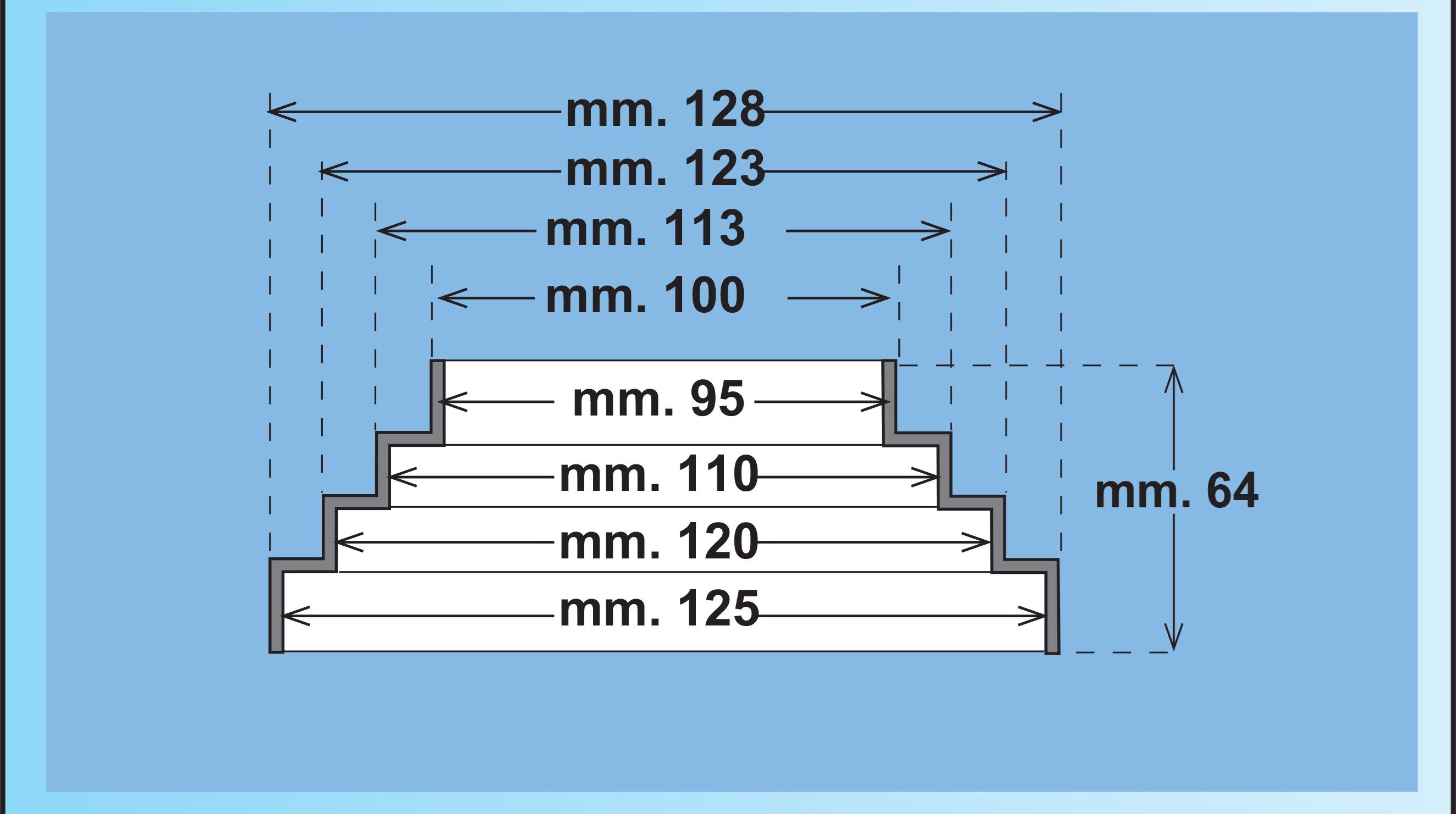Конус сокращения ABS для прямого подключения First Corporation вентиляция ARCH-00073629 - Вид №3