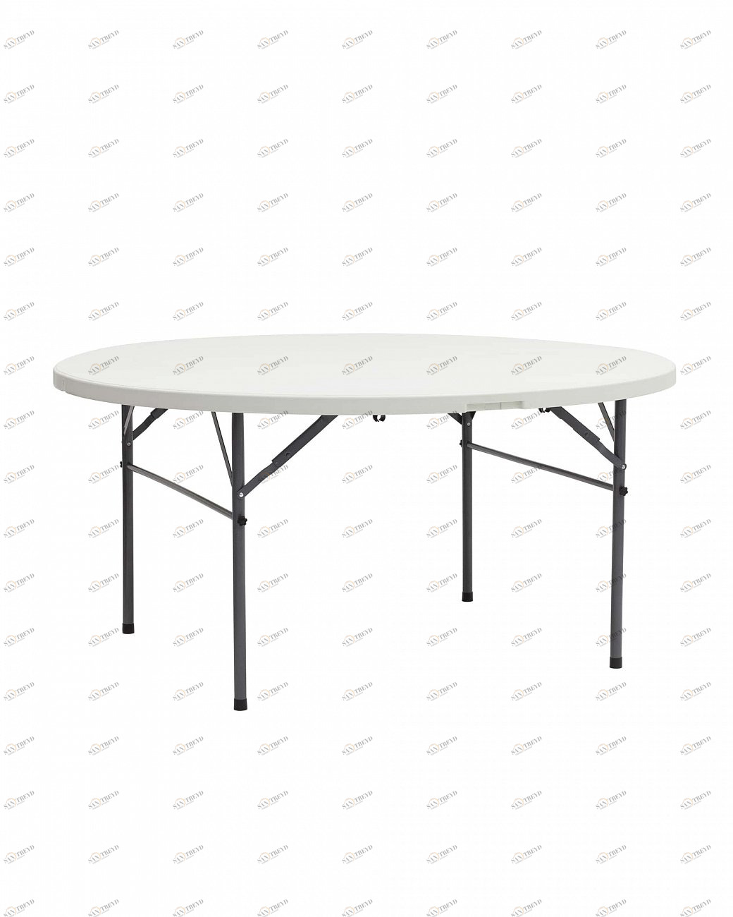 Стол обеденный белый круглый пластиковый складной D 150 см "Кейт" STOOL GROUP  00-3958669 Белый 