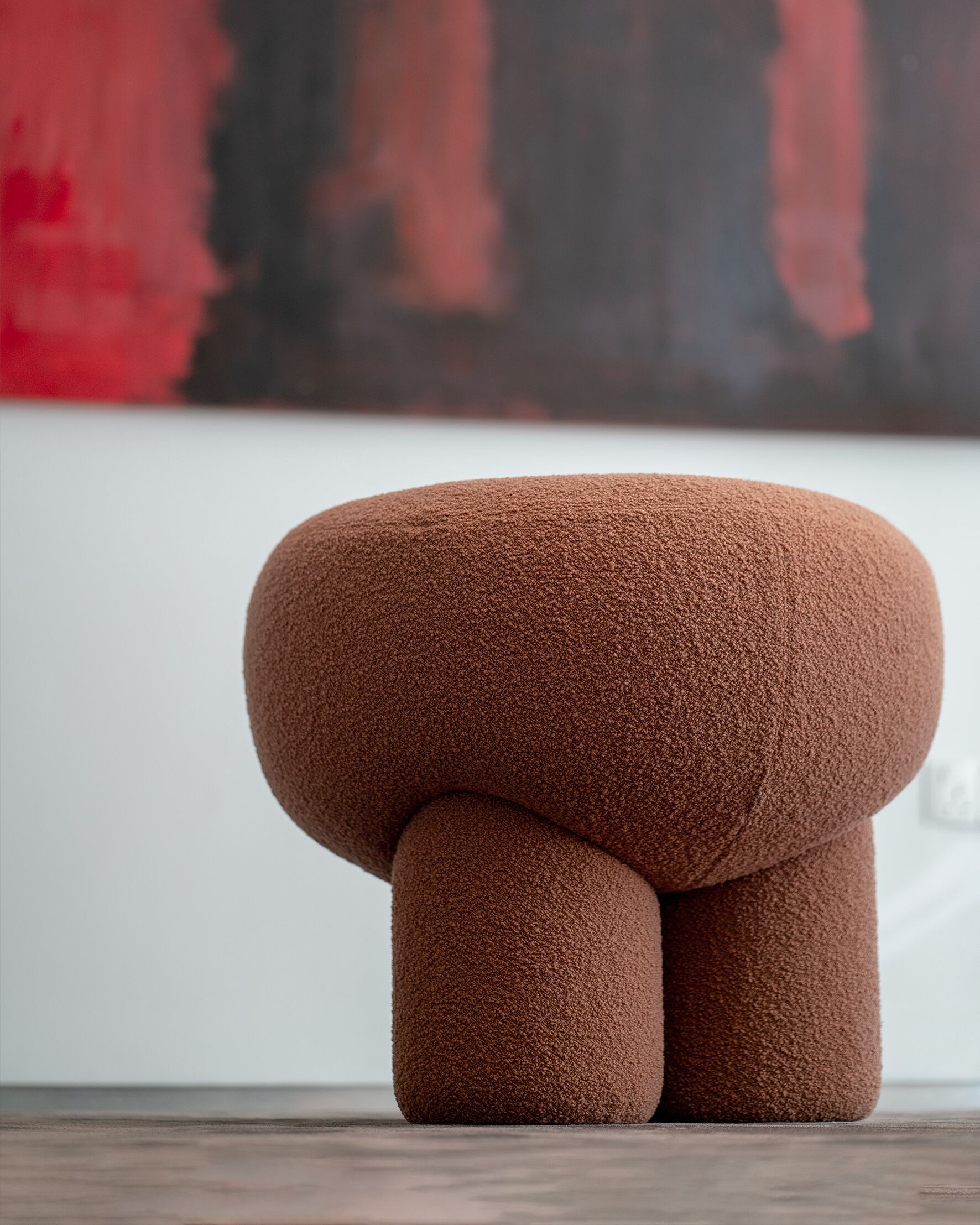 Круглый пуф из ткани Secolo OLLIE ARCH-00143522 - Вид №1