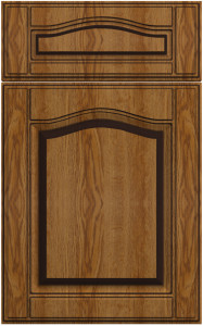 Фасады для кухни Патина Фрезеровка «Оксфорд» Дуб №127 SIST2066-227