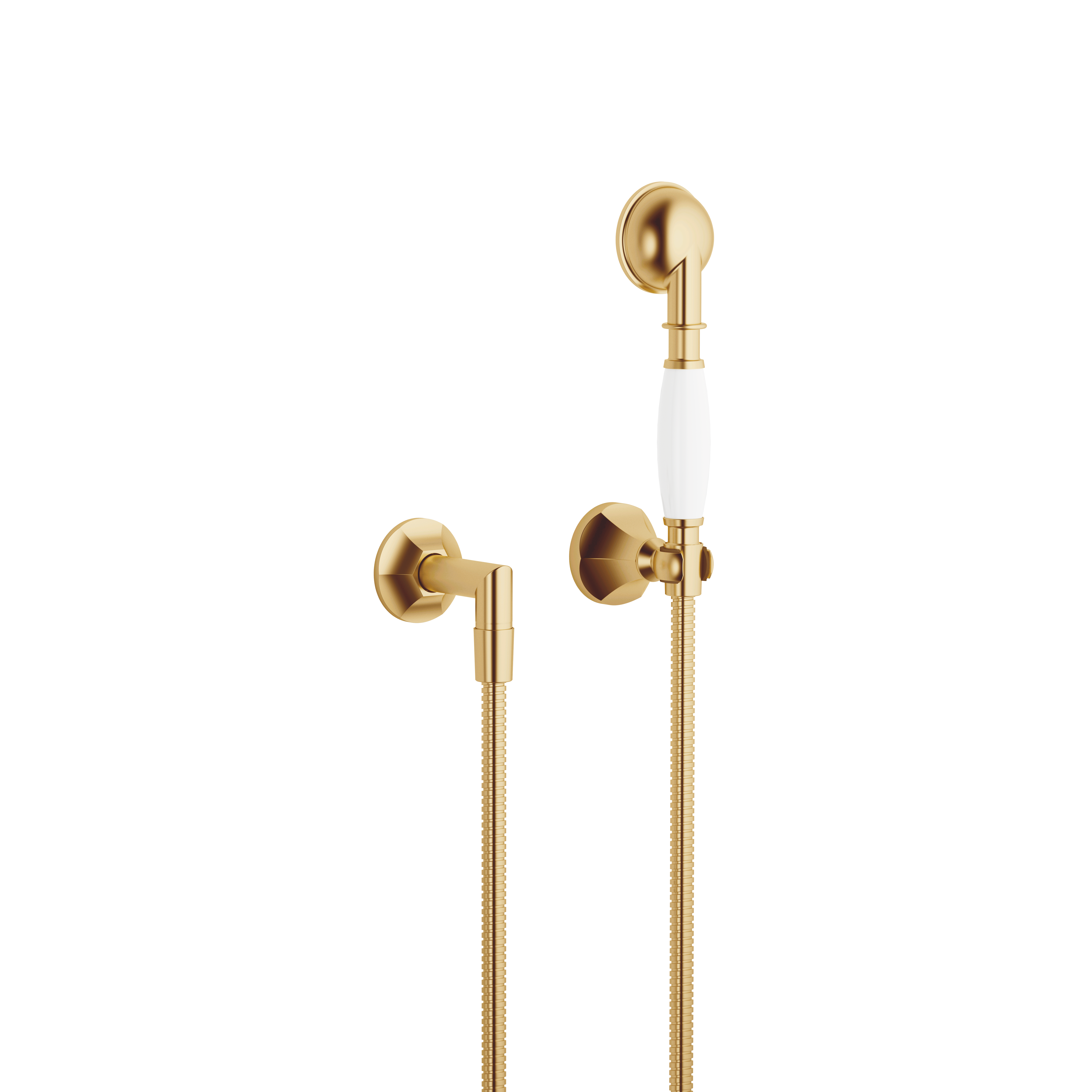 MADISON Набор для ручного душа с отдельными розетками - Brushed Durabrass (23-каратное золото) 27803371-28 DornBracht 