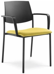 LD Seating Стул из полипропилена со встроенной подушкой Seance art 190 br