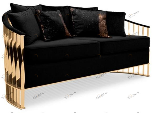 KOKET 2-местный тканевый диван Mandy sun-id-1511006