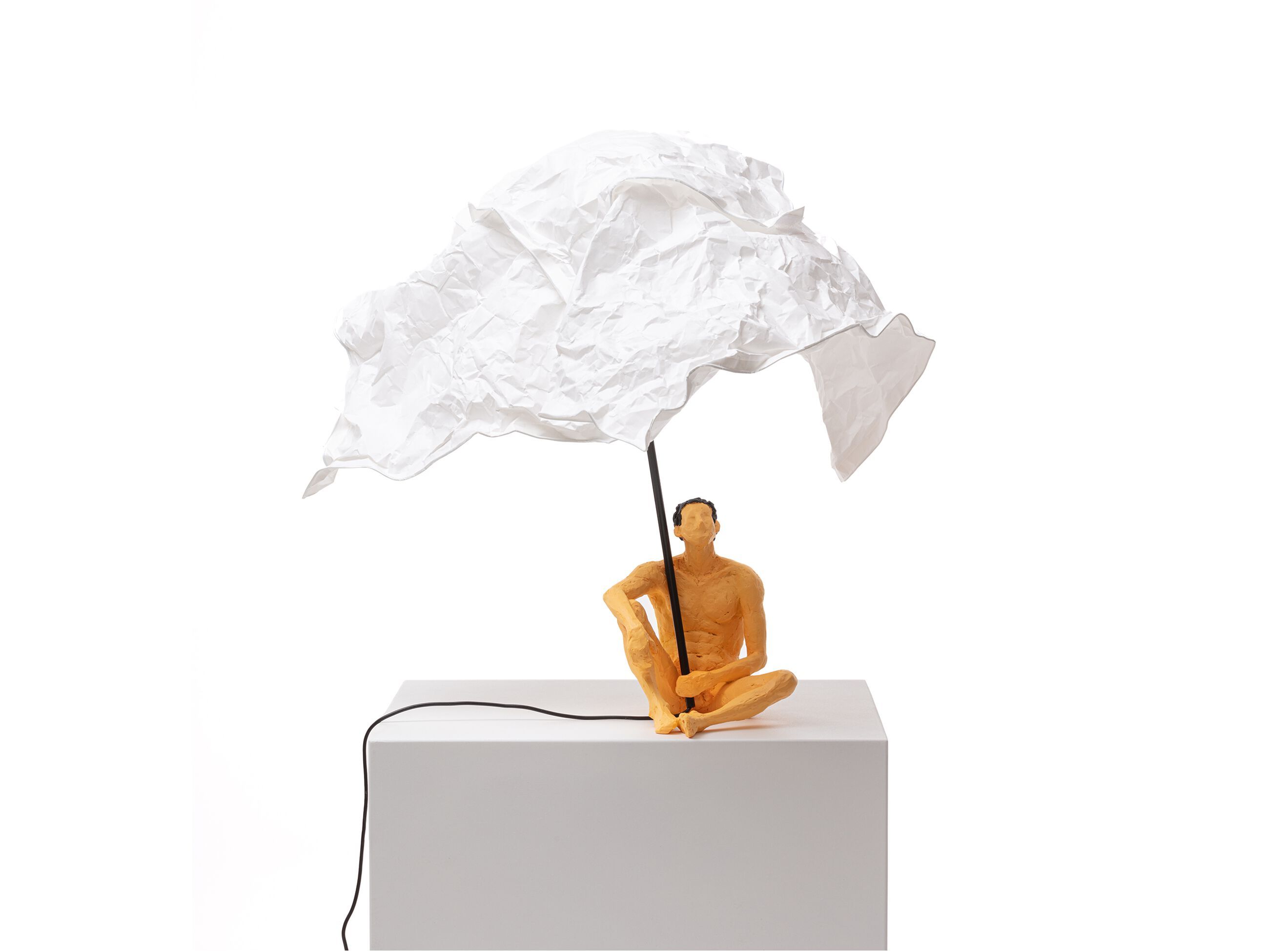 Светодиодная настольная лампа из смолы Seletti LOVE IS A VERB ROBI ARCH-00001497