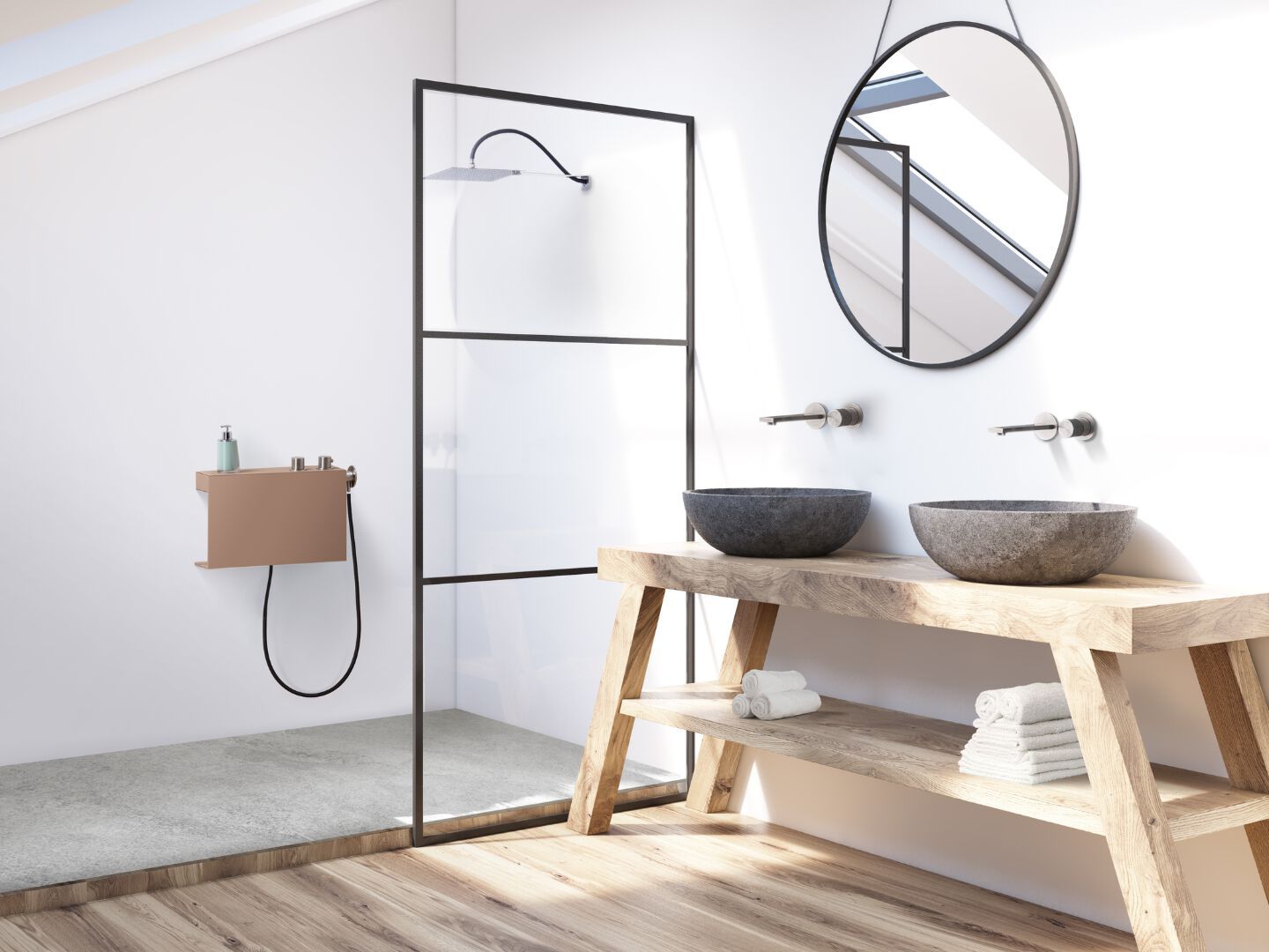 Стержень из нержавеющей стали с ручным душем Cropelli Alyssia ARCH-00123690 - Вид №16