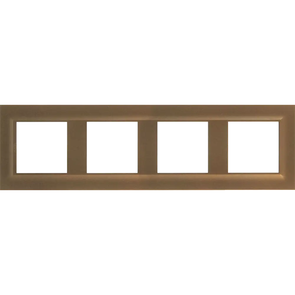 Рамка Legrand Structura на 4 модуля в элегантном цвете шампань 82669037 STLM-0033522