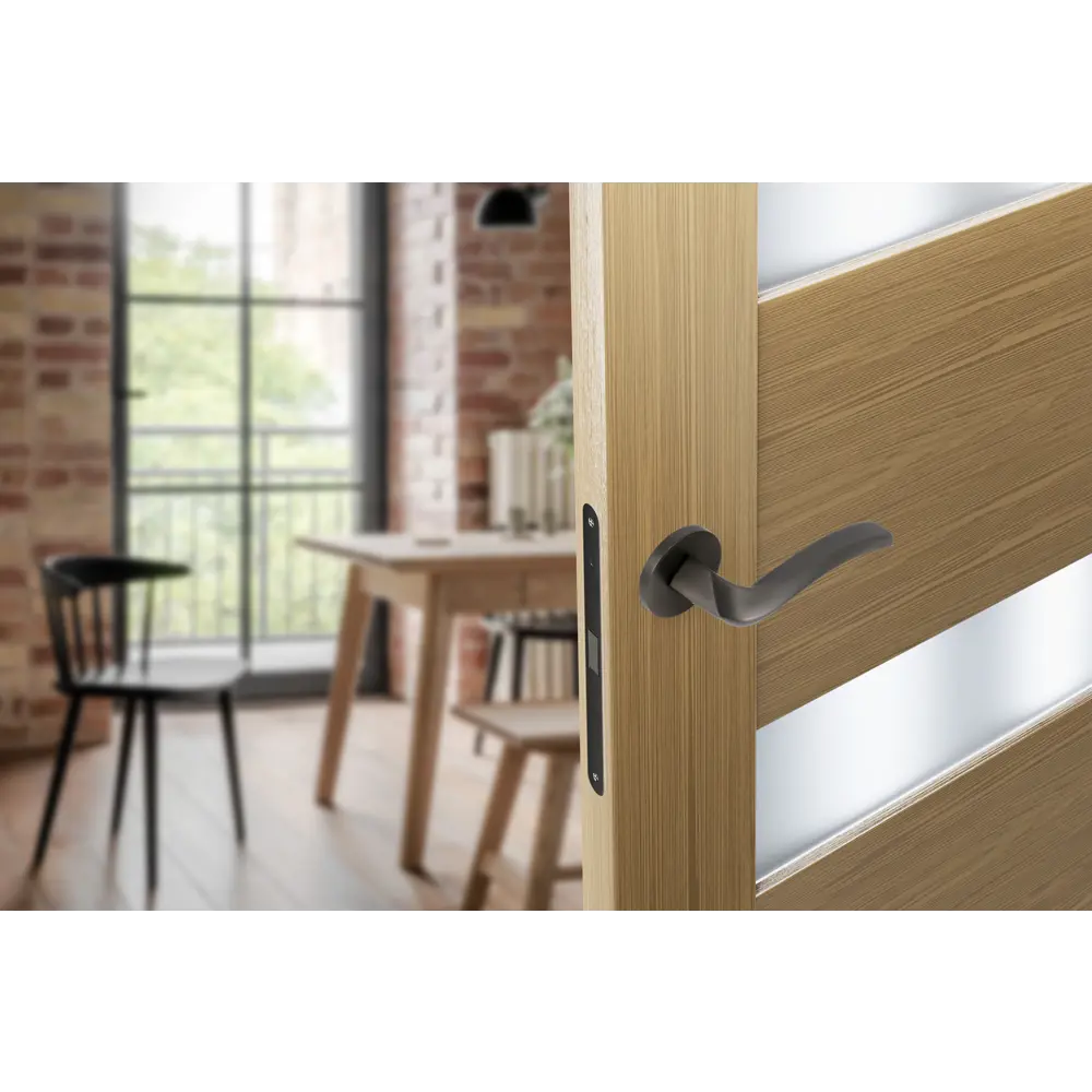 Дверные ручки Edson EDS-88H-R2 в цвете графит 85169310 STLM-0059363 - Вид №8