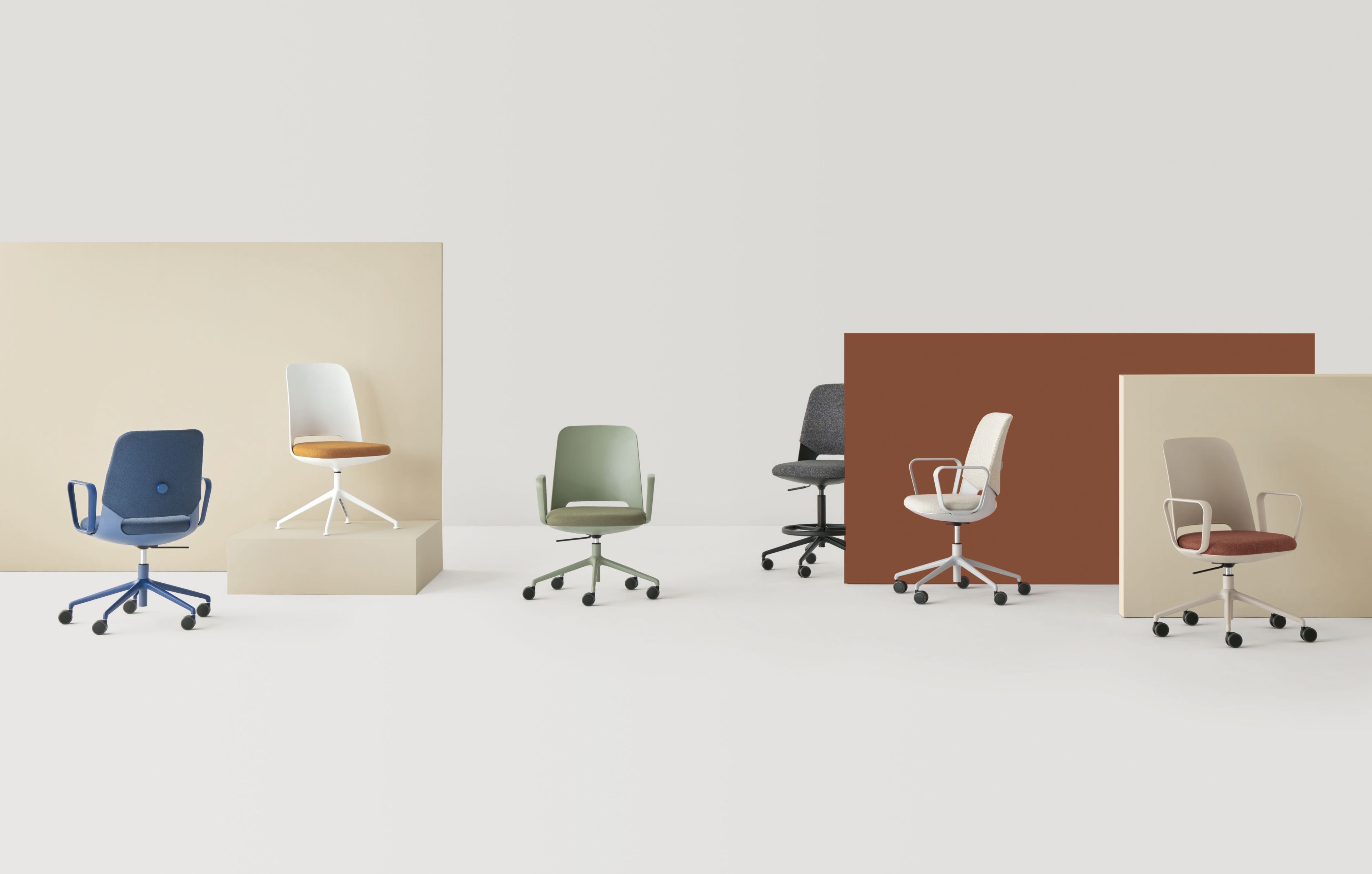 5 спиц подлокотник ткань поворотный операционный стул офис INCLASS Orus ARCH-00029083 - Вид №3