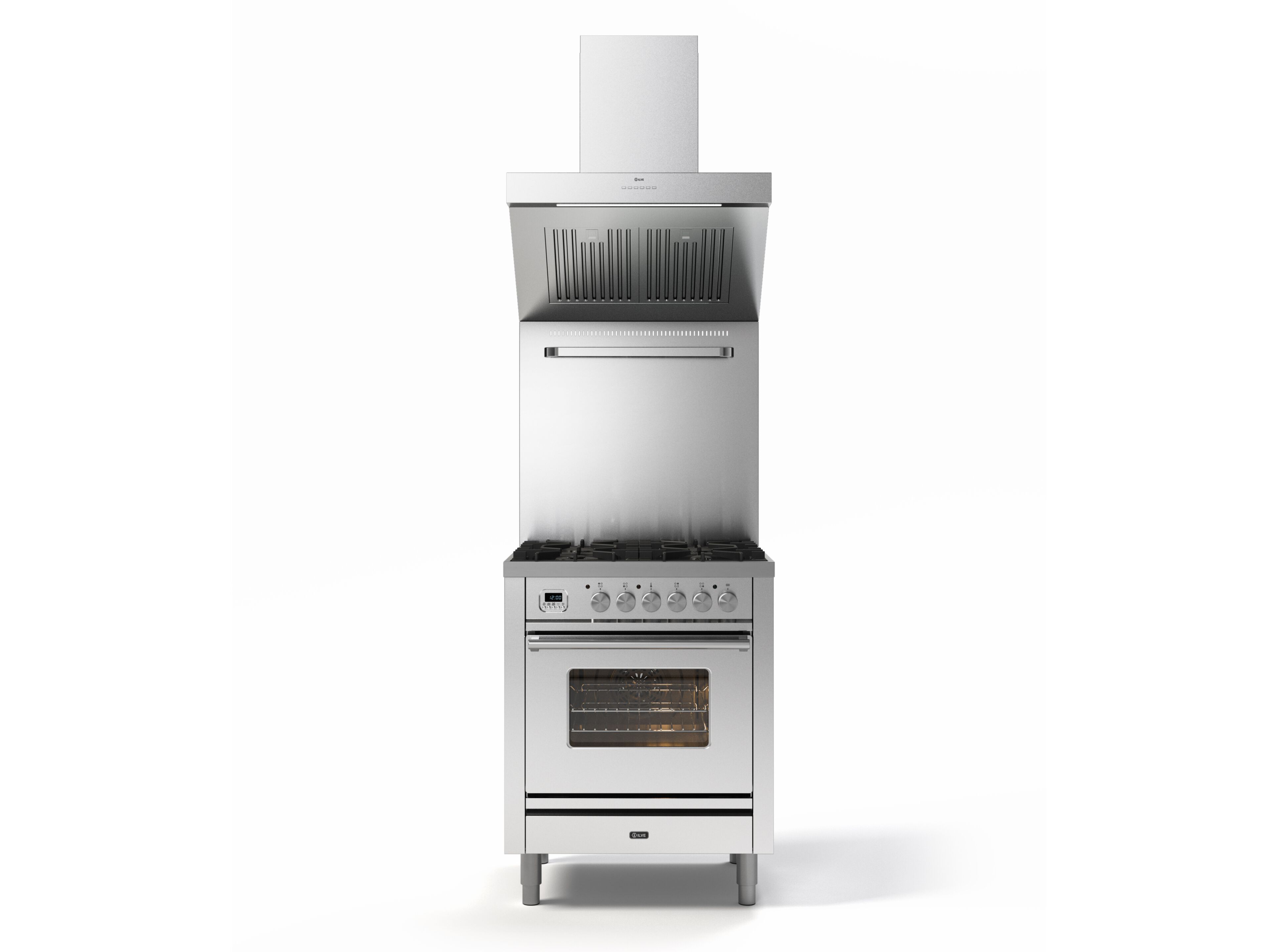 Отдельно стоящая кухня из нержавеющей стали Ilve Professional Plus ARCH-00142695 - Вид №1