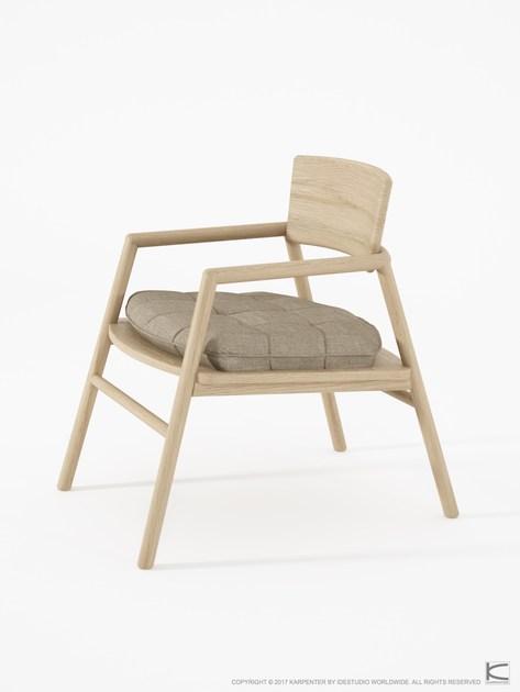 KARPENTER Кресло из дерева с подлокотниками Circa17 Cc04-o - Вид №1