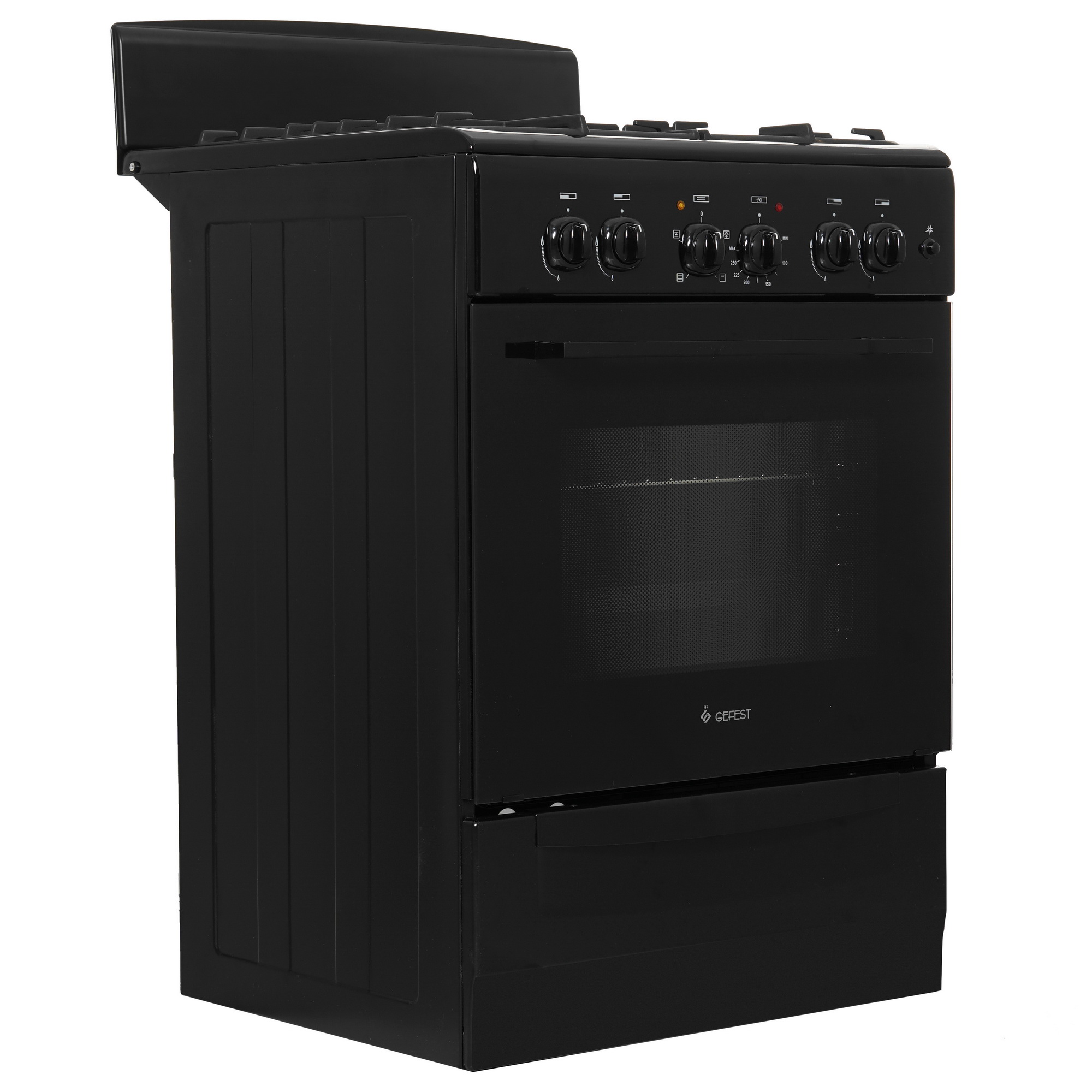 9055696 Комбинированная плита Gefest ПГЭ 6102-01 0197 черный STDN-0065625 - Вид №1