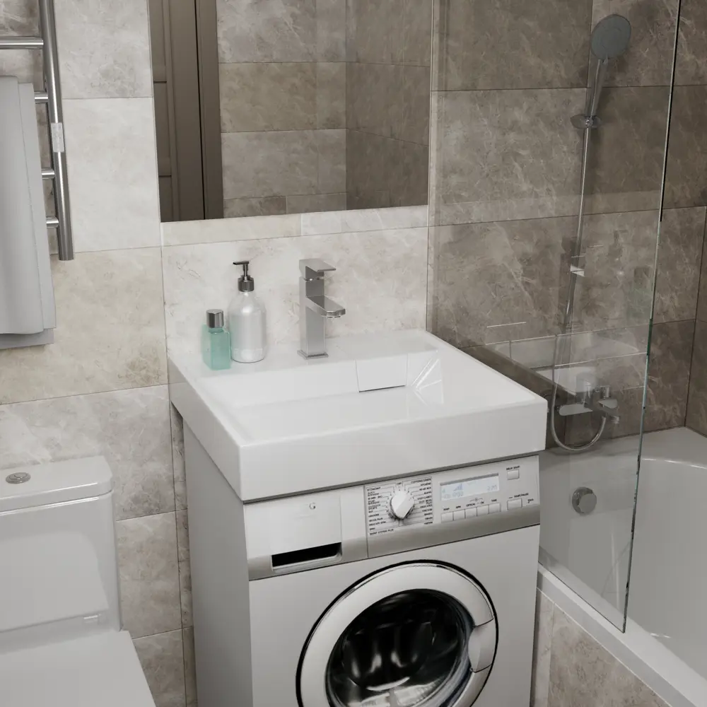 Santreyd Vita — компактная раковина над стиральной машиной 60 см 89341627 STLM-0994178 - Вид №4