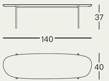 Zanotta Овальный мраморный журнальный столик sun-id-1350093 - Вид №6