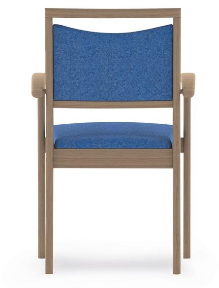 PIAVAL Штабелируемый тканевый стул с подлокотниками Spring | health & care 51-16/7 - Вид №3