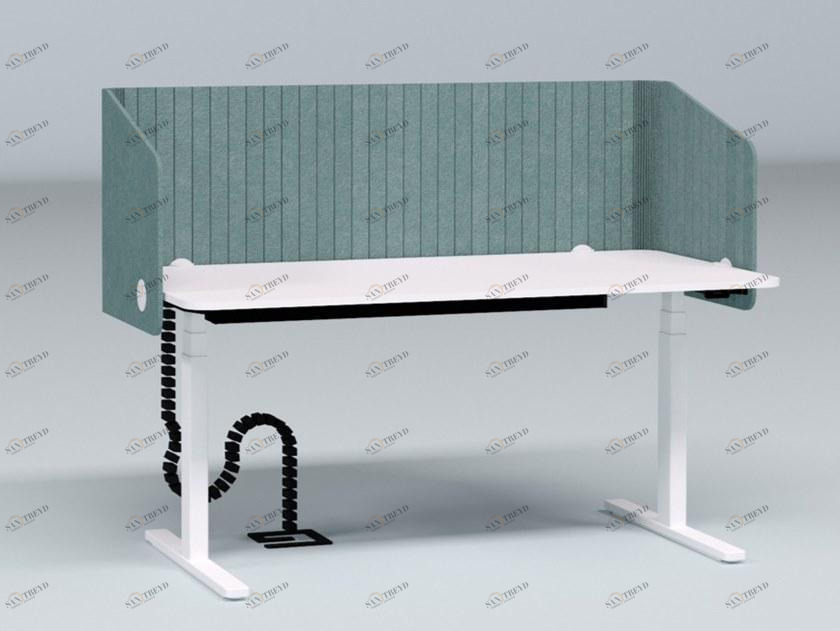 IMPACT ACOUSTIC® Звукопоглощающая перегородка стола из переработанного пластика  745.12.10.000.00 