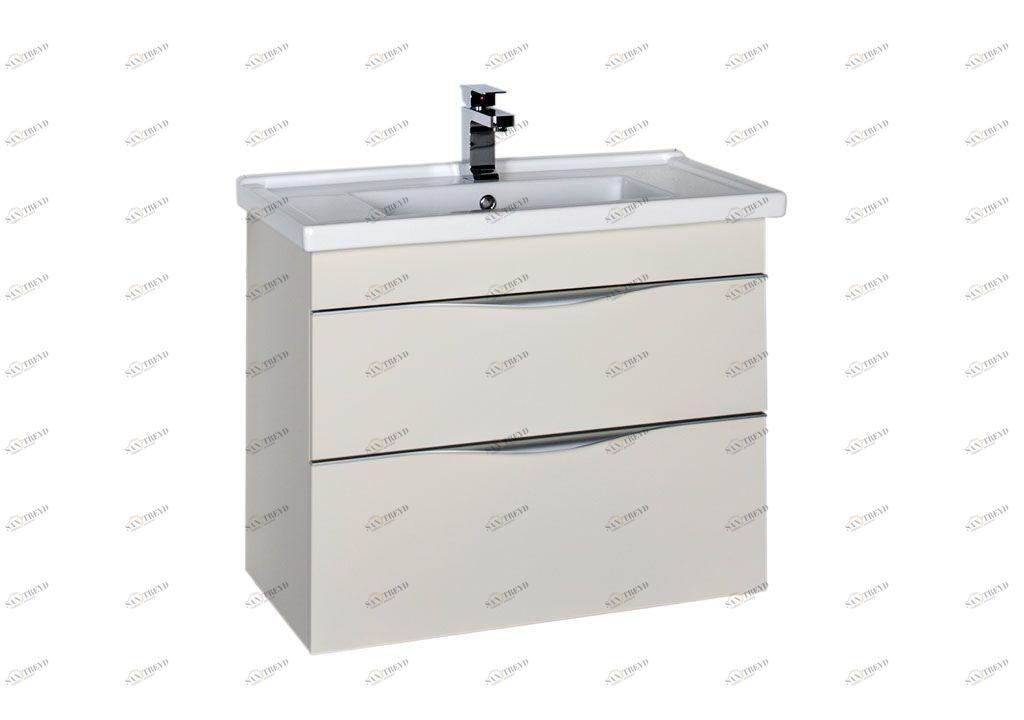 Тумба с раковиной Aquanet Эвора 80 крем 0018401300182324