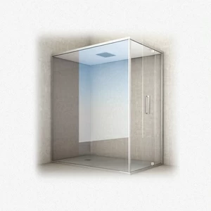 Ограждение для душа и турецкой бани Gemini 4 100х110 см 1GNF1S0