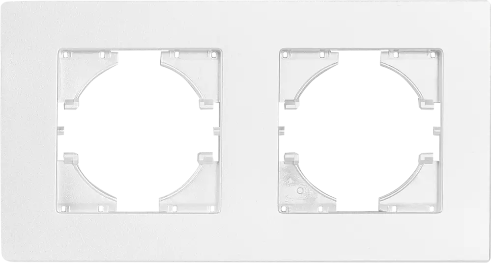 Рамка GUSI Electric City для розеток и выключателей - 2 поста, жемчужный цвет 84695709