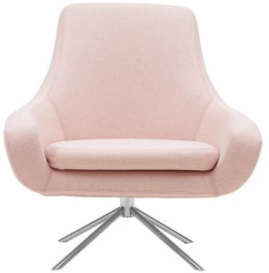 SOFTLINE Вращающееся кресло на козелке из ткани Noomi