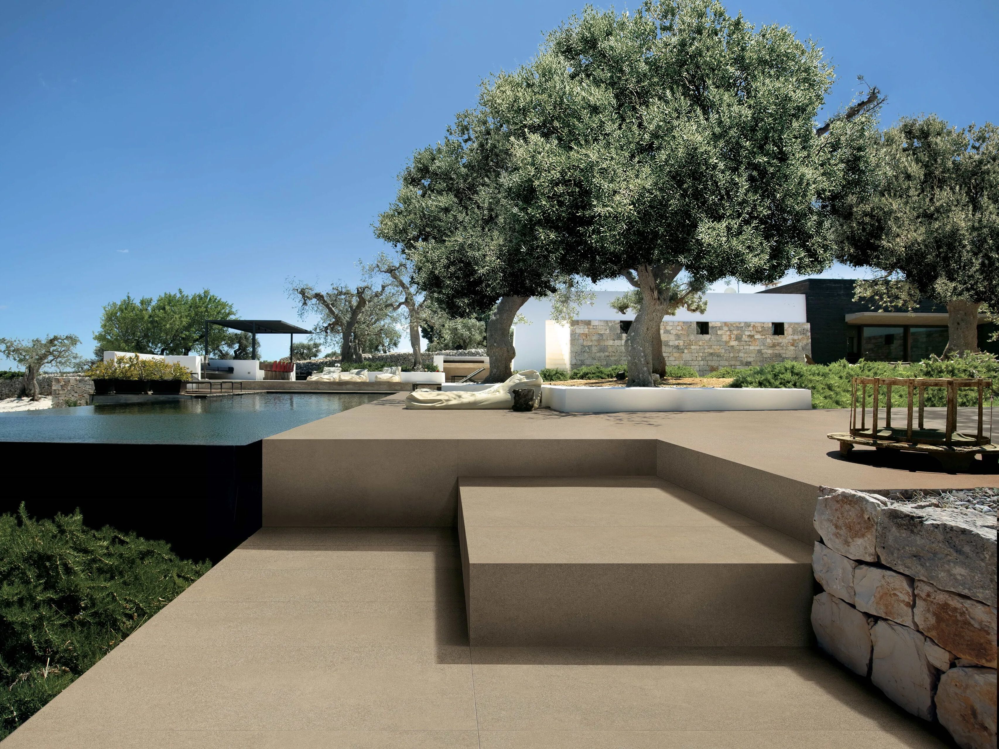 Пол / облицовка керамогранита для внутреннего и наружного применения с эффектом цемента Florim Ceramiche SENSI ARCH-00151192 - Вид №56