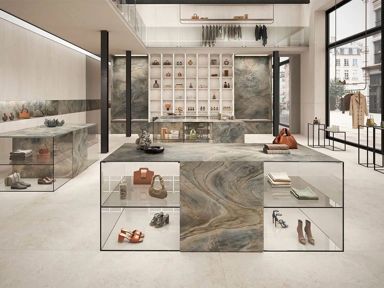 Керамогранит с мраморным эффектом Atlas Plan ZEPHYR ARCH-00106134