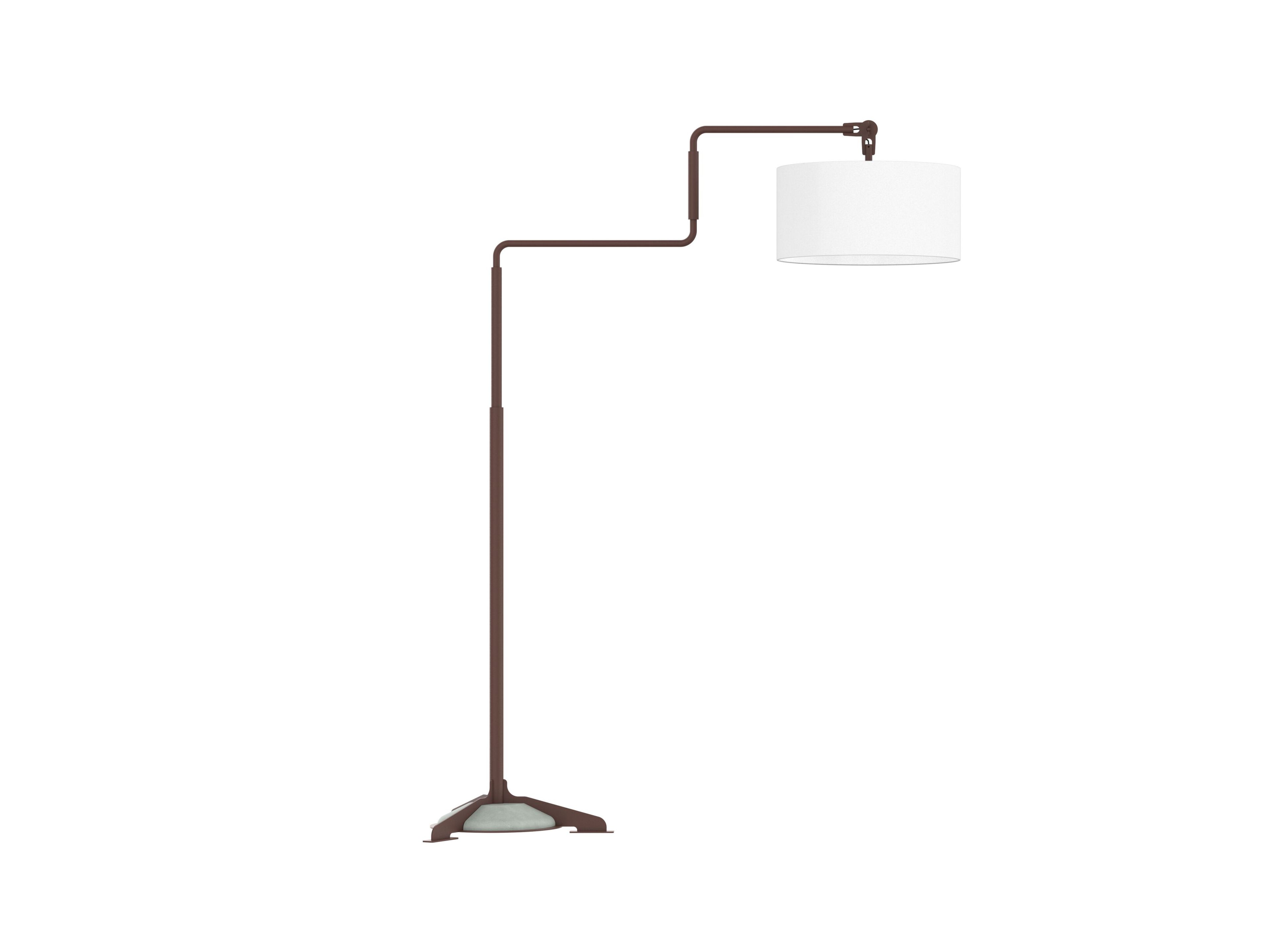 Регулируемая напольная лампа из стали и ткани FUNCTIONALS SWIVEL ARCH-00115884 - Вид №19