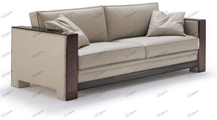 HUGUES CHEVALIER Кожаный диван Iconic sun-id-1410267