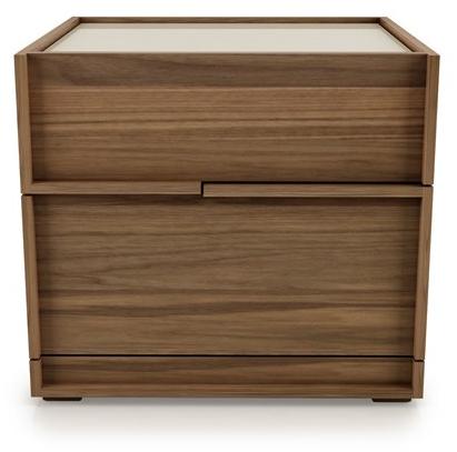 Huppé Прямоугольная тумбочка из орехового дерева с ящиками Swan 4043qsv - 4044qsv HUPPE - Вид №3