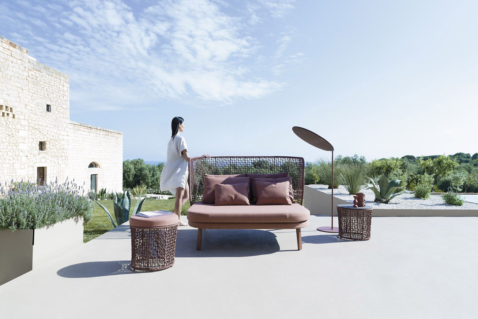 Садовая кровать с высокой спинкой Varaschin Эмма ARCH-00085007 - Вид №6