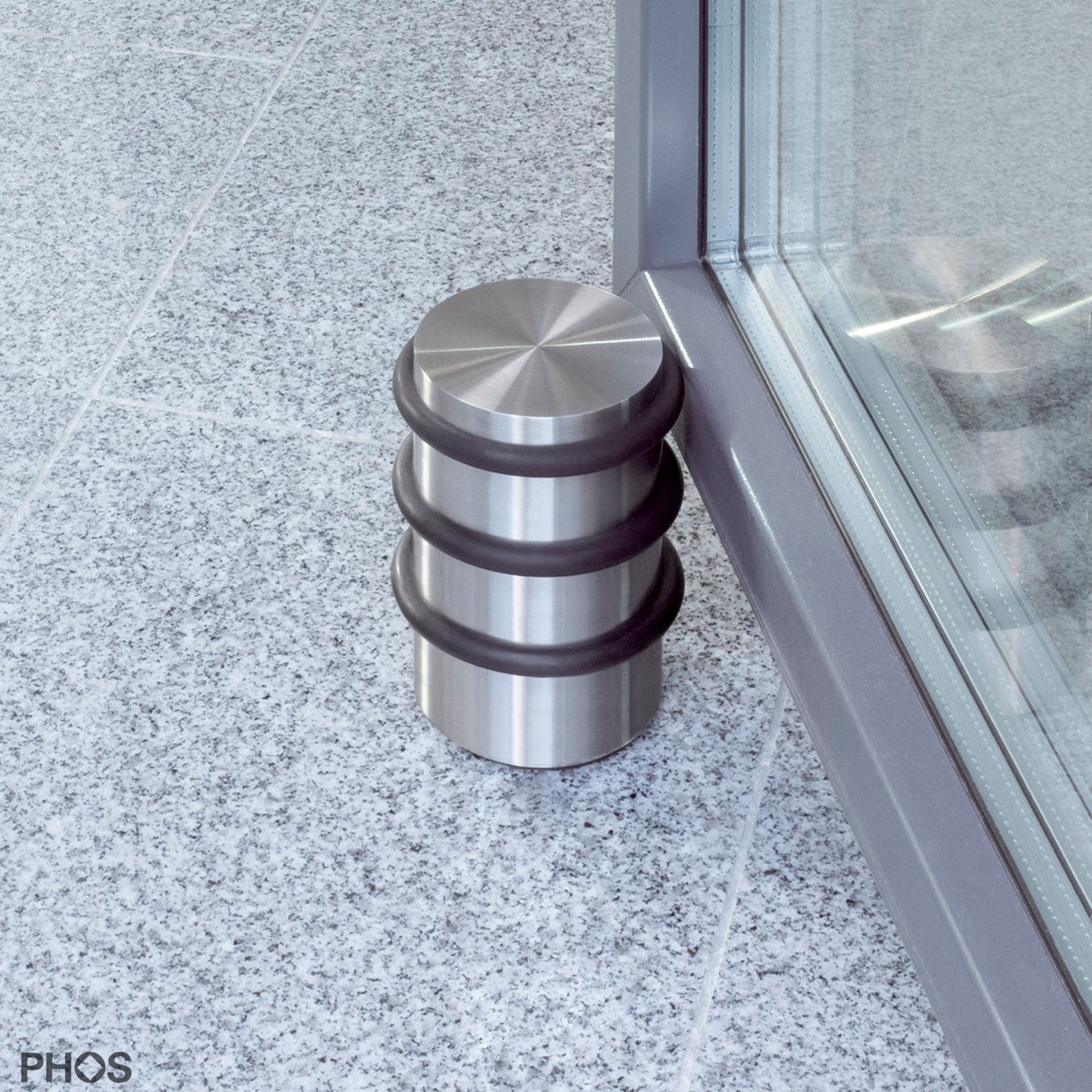 TSB90-145 Дверной стопор напольный, тяжелый, без шурупов. образец бундестага. PHOS  - Вид №3