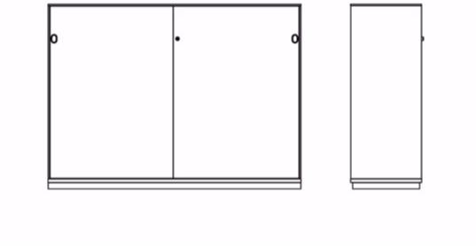 Dieffebi Офисный шкаф из металла с раздвижными дверцами Primo 6pcs_04zs - Вид №10