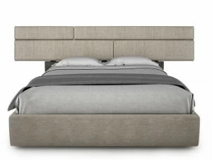 Huppé Двуспальная кровать из ткани с мягким изголовьем Plank 9149/53/60/80 - u