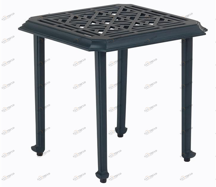 Oxley's Furniture Квадратный алюминиевый садовый столик Rissington Rict