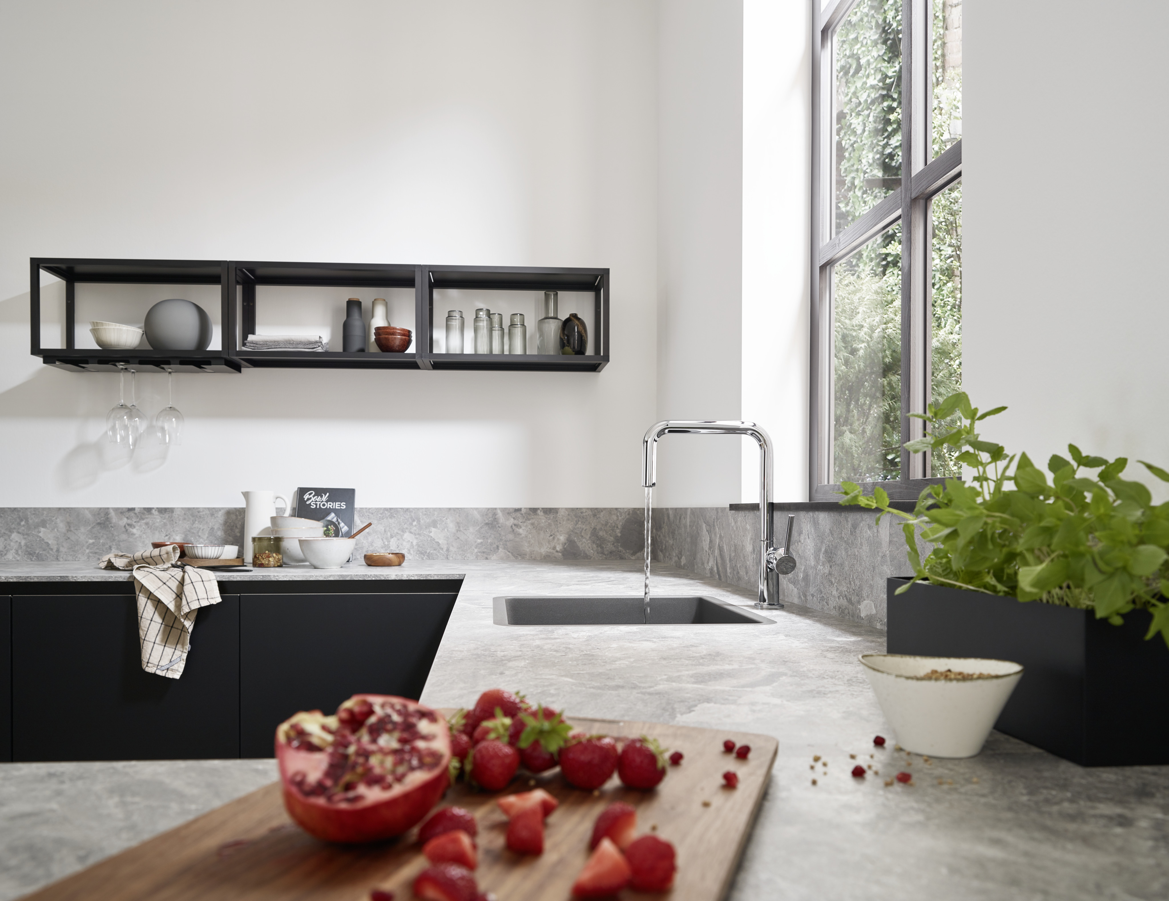 43431380 S51 S510-U450 Подвесная мойка 450 Hansgrohe  - Вид №1