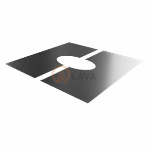 Фланец раздвижной LAVA 220, угол 45*, нерж. 439 (0,5)