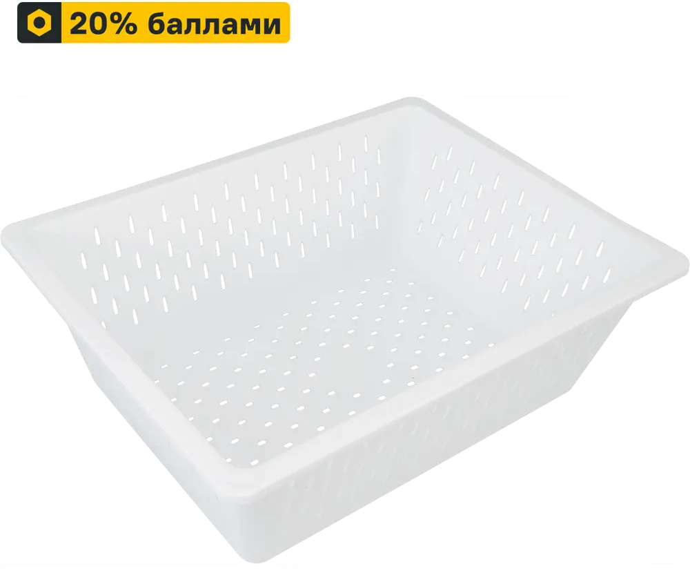 Выдвижная корзина ТИТАН-GS для систем хранения, белая 85127628