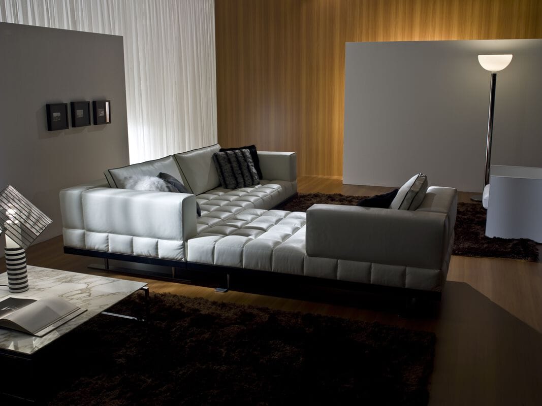 3-местный кожаный диван i 4 Mariani ARCH-00008237 - Вид №1