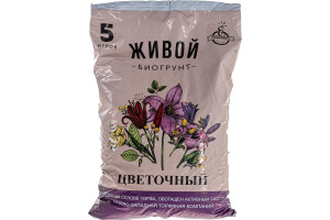 16491903 Живой грунт на основе биогумуса Цветочный 5 л 31976 Агроторф
